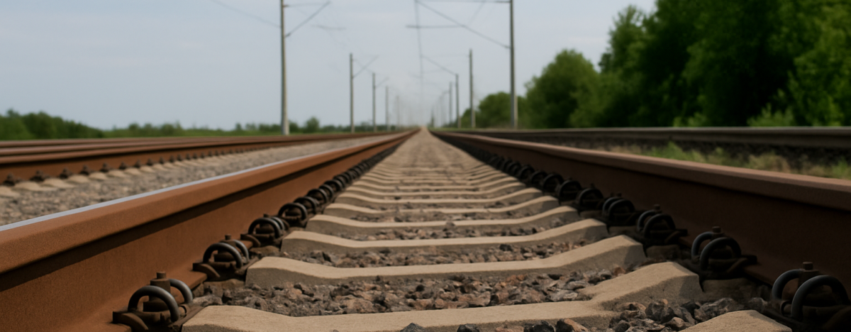 Instandhaltung des Eisenbahnoberbaus mit Schienen, Schwellen und Schotterbettung